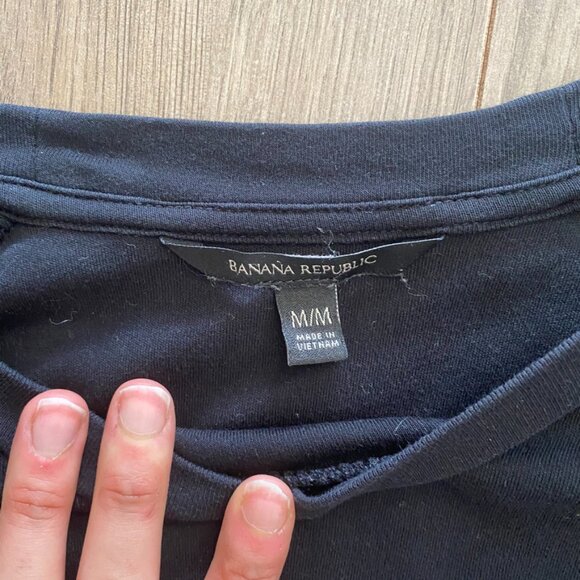 Banana Republic Black “Tomboy” Graphic Sweatshirt - Picture 6 of 10